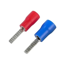 Bık-102 1.5-2.5mm2 Bıçak Tip Kablo Ucu Terminal Mavi 100 Adet