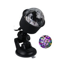 Ledx Al-kx-6889 Projeksiyon Atmosferli Usbli 4 Watt Şarjlı Sihirli Rgb Led Disko Topu