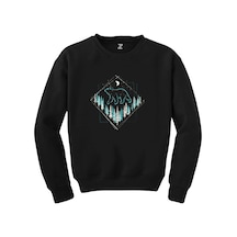 Bear Takım Yıldızı Siyah Sweatshirt