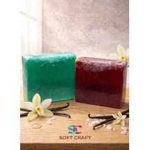 Soft Craft Doğal El Yapımı Lavanta + Türk Hamamı Sabunu 2'li
