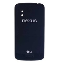 Axya Lg Nexus 4 Arka Kapak Cam Pil Batarya Kapağı E960 Siyah