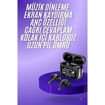 2.nesil Pro Ekranlı Sesli Görüşme Yapabilen Kablosuz Bluetooth Kulaklık