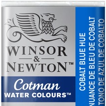 Winsor & Newton Cotman Yarım Tablet Suluboya N 179 Colbalt Blue H