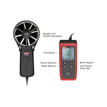 Ut363S Mini Rüzgar Hızı Ölçer Anemometre
