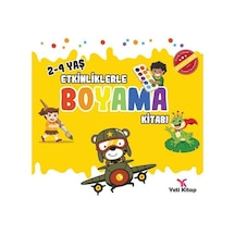 2 - 4 yaş Etkinliklerle Boyama Kitabı 2- Yeti Kitap