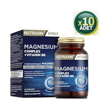 Nutraxin Magnesium Complex + Vitamin B6 60 Tablet 10 Adet
