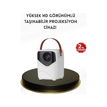 Mini Akıllı Projektör 1080p Full Hd, 64gb Depolama, 2gb Ram, Uzaktan Kumanda Destekli