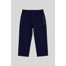 Tommy Life İndigo Bağcıklı Standart Kalıp Fermuar Cepli Aktif Spor Erkek Kapri - 83096 İndigo