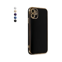 Apple Uyumlu iPhone 12 Kılıf Luxury Seri Kamera Korumalı Silikon Kapak