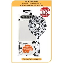 Therapy Üç Boyutlu Oval Saç Fırçası - Kolay Tarama, Tüm Saç Tipleri