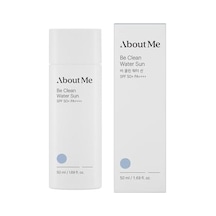 About Me Be Clean Water Sun Spf50+ Pa++++ Uv Koruyucu Su Bazlı Nemlendirici Güneş Kremi 50 Ml