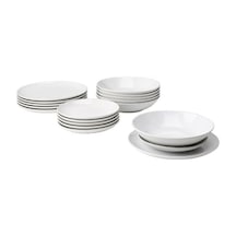 Ikea Godmıddag Seramik 6 Kişilik 18 Parça Yemek Takımı 20-26 Cm Beyaz Yuvarlak