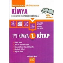 Çap Yayınları Kimya Bilimi 1. Kitap Konu Anlatımlı Soru Bankası