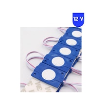 20 Adet 12 Volt 2.4 Watt Kare Mavi Cob Led Modül Ip65