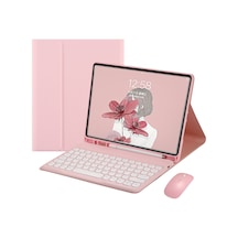 Lemestar 2021 İpad Pro 11 Ve Mini 6 İçin Şık Bluetooth Dokunmatik Klavyeli Deri Kılıf - Kalem Yuvası Dahil