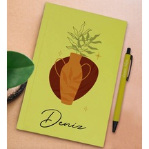 Bk Gift Kişiye Özel İsimli Sarı Sert Kapaklı Defter Ve Tükenmez Kalem Seti, Arkadaşa Hediye, Yeni İş Hediyesi, Doğum Günü Hediyesi-11