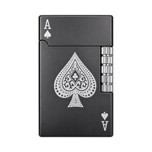 Hunter Soft Flame Siyah Ace Design Metal Çakmak Ack041