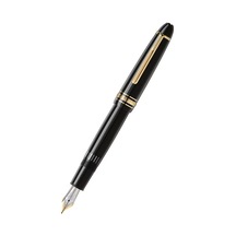 Montblanc Meisterstück Altın Kaplama Dolma Kalem 132458 Siyah