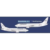 Nazca Decals Sux003 1/144 Ölçek, Sunexpress B737-300/400