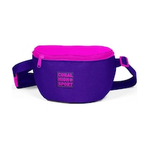 Coral High Sport Mor Pembe İki Bölmeli Bel Çantası 22609 Pembe