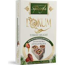 Erdem Sepetçioğlu Antep Fıstıklı Çifte Kavrulmuş Lokum Hurma Sulu 240 G