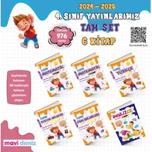 Mavi Deniz Yayınları 4 Sınıf Tam Set 6 Kitap