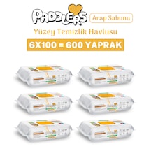 Easy Clean Arap Sabun Katkılı Yüzey Temizlik Havlusu 6x100 (600 Yaprak)