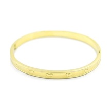 Kalp Bilezik - Altın Çok Renkli