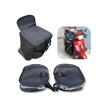 Scooter Motorsiklet El Koruma Rüzgarlık, Diz Örtüsü Birlikte Set