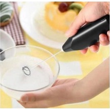 Mini Mikser Kahve Süt Köpürtücü Karıştırıcı Cappucino Mixer Pilli Çırpıcı Bz000018 Plastik Diğer