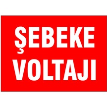 Şebeke Voltajı, İsg Uyarı Levhası