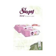 Sleepy 2'li Floral Kişisel Bakım Havlusu 100'lü ve Rosie Tekli