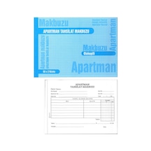 Apartman Tahsilat Makbuzu Otokopili 2/50 1 Adet Apartman Aidat Ma
