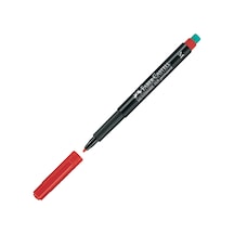Faber-Castell Asetat Kalemi M Kırmızı 152521 Kırmızı