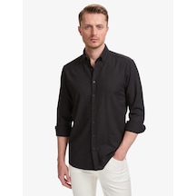 Pierre Cardin Erkek Siyah Gömlek Desenli 50325355-vr046