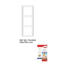 Tanex Tn-0024 Sürekli Form Etiketi 64X100MM