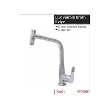 Gms Miray Mix Spiralli Eviye Bataryası Spr001 Krom