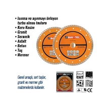 Bay-tec Turbo Elmas Testere 180 Mm Taşlama Diski Kesici -1 Adet
