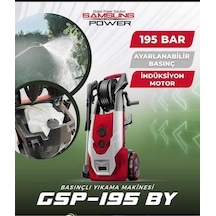 Oto Yıkama Makinası 195 Bar 2500 Watt İndüksiyon Motor Samsung Power