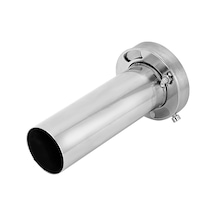 Xiyyadms Oto Modifikasyon İçin Ayarlanabilir Ve Çıkarılabilir 4.5 İnç Yuvarlak Uçlu Boru Susturucu - Paslanmaz Çelik, Ses Seviyesi Regülasyonu, Evrensel Uyum