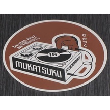 Baskılı Pikap Keçesi Slipmat Mukatsuku - Kahve