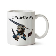 Black Clover - Anime A.png İki Tarafı Baskılı Kupa Bardak Çok Renkli