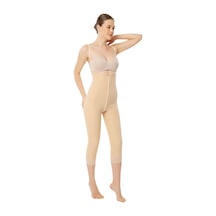 Variteks 121 Agraflı Liposuction Göğüs ve Diz Altı Korse Bej S