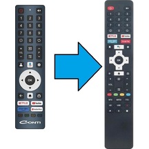Contı İle Uyumlu Smart Google Led Tv Kumanda-ses Özellikli