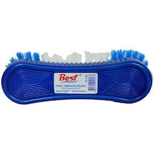 Oval Temizlik Fırçası Plastik Halı Fırça Karışık Renk 17 Cm Çok Renkli