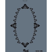 Rich New Seri N-395 Stencil 35X25 Cm