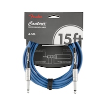 Fender Contour Serisi 4,5 Mt. Gitar Kablosu Lake Placid Mavi Enstrüman Kablosu