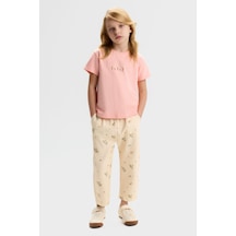 Nk Kids Kız Çocuk Full Bloom Pantolon Nk-51513 Krem