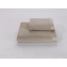 Soft Cotton Lord 50x100cm Havlu Bej Bej