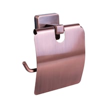 Karlim Ml.ab 37088-k Milet Serisi Kapaklı Tuvalet Kağıtlık 12 Cm Antik Bakır Kaplama Bakır